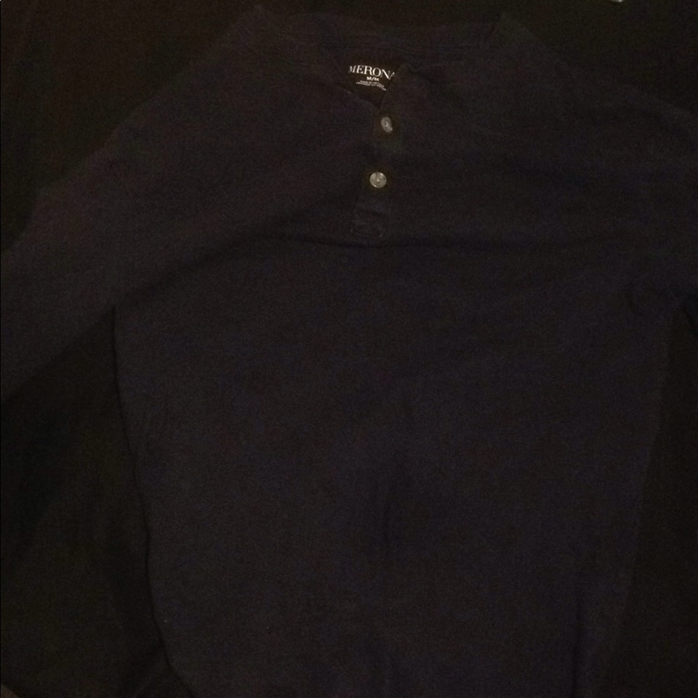 Merona long sleeve pajama shirt